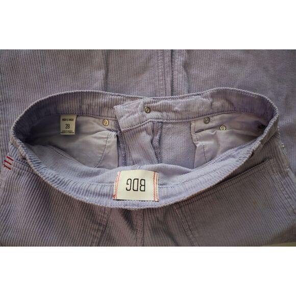 BDG x Urban Outfitters OB1214885 Women's Sz 28 Purple High n Wide Corduroy Pants - Picture 4 of 11